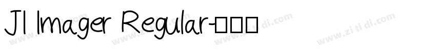 JI Imager Regular字体转换